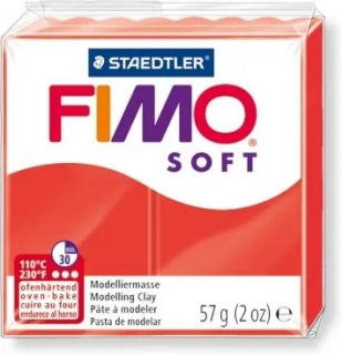 Полимерная глина FIMO Soft, "Индийский красный", 57г