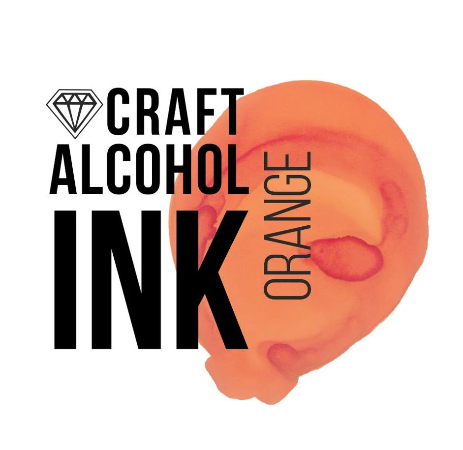 Алкогольные чернила Craft Alcohol INK Orange, 20мл