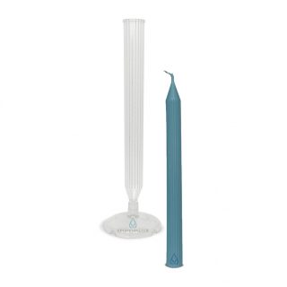Пластиковая форма для изготовления свечей цилиндр, d2,2х25см