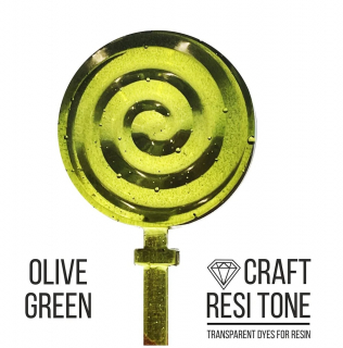 Прозрачный тонер для эпоксидной смолы Craftsmen оливковый зеленый, 10мл