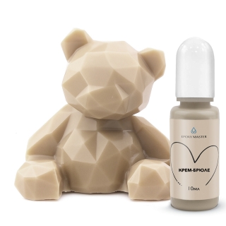 Колер/краситель для эпоксидной смолы "Крем-брюле", 10мл