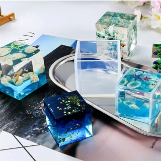 Силиконовый молд - Куб, 7см