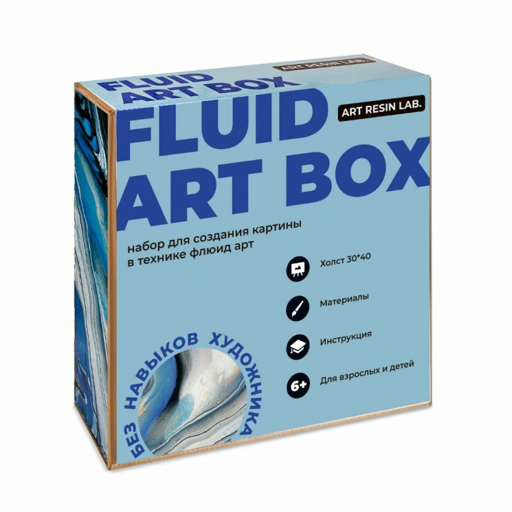 Набор для создания картины ARL - Fluid Art Boх №004