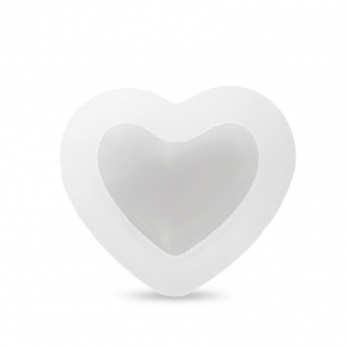 Силиконовый молд - 3D Сердце, 5х4см