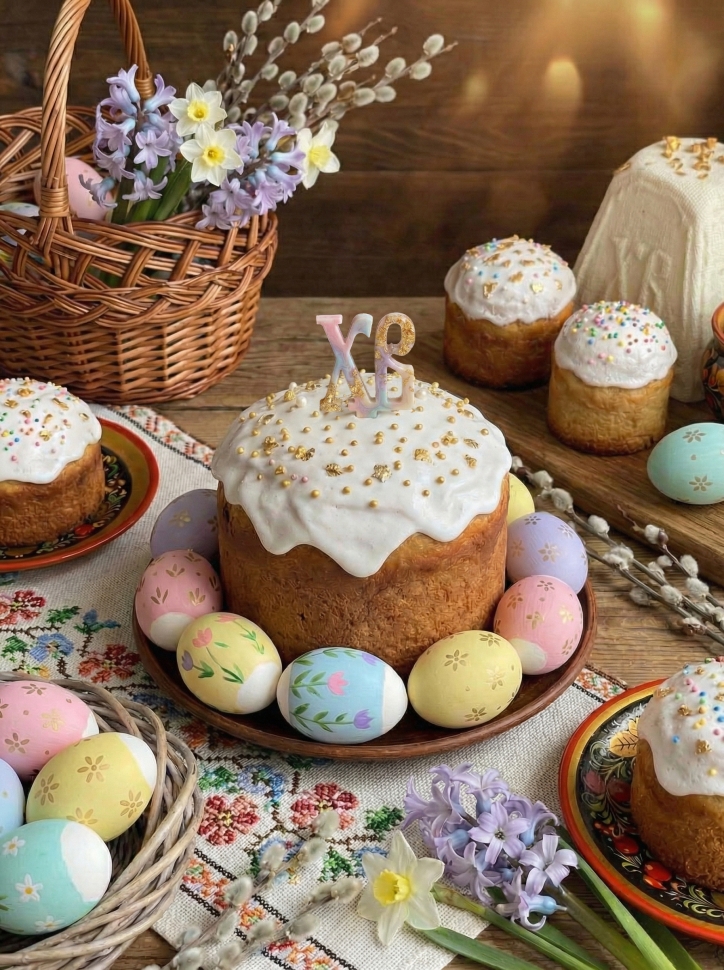 Силиконовый молд - Пасхальный топпер для кулича