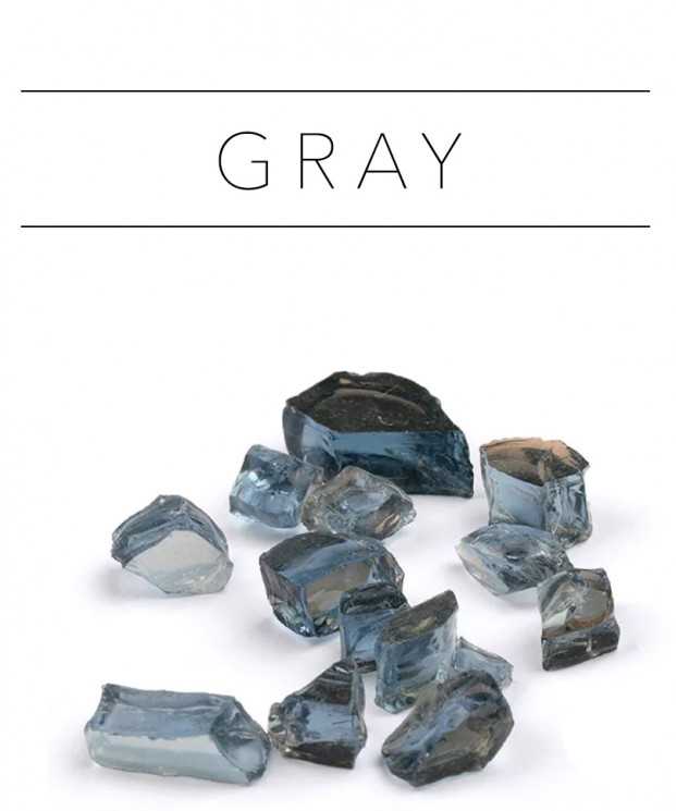 Стеклянная крошка Premium Gray, 500г