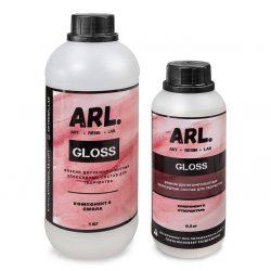 Прозрачная эпоксидная смола для рисования ARL Gloss (средняя вязкость)