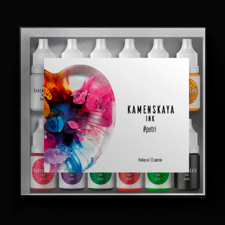 Набор красок для Petri Kamenskaya, 12х5мл