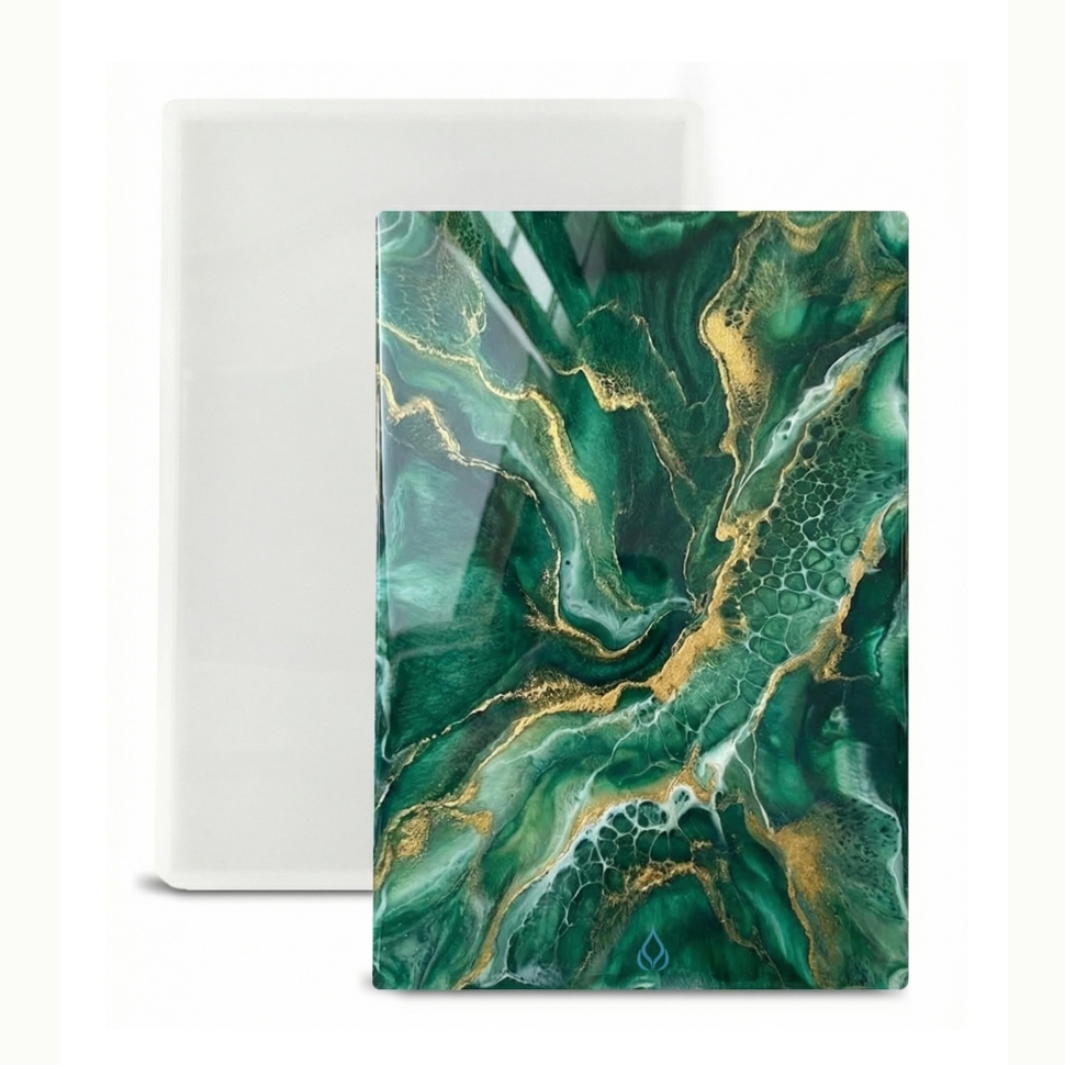 Силиконовый молд для эпоксидной смолы - Прямоугольник, 27,5х18см