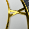 Зеркальный циферблат "Желтое золото" №2, 40см