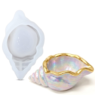 Силиконовый молд - Ракушка, 11х4,5см