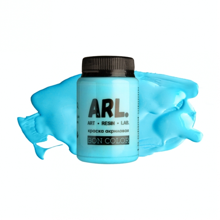 Акриловая краска ARL "Бирюзово-голубая", 100мл