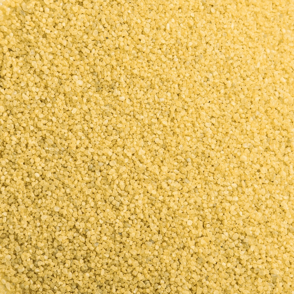 Лимонно-желтый кварцевый песок, 100г
