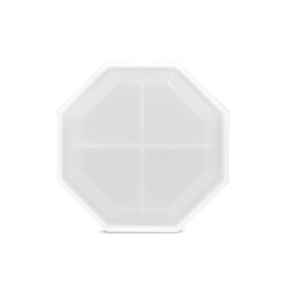 Силиконовый молд - Подстаканник восьмиугольник, 11х11см
