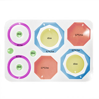 Силиконовый молд для сережек и кулонов, 14х10см