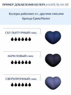 Колер для гипса Akstone чернильный, 10мл