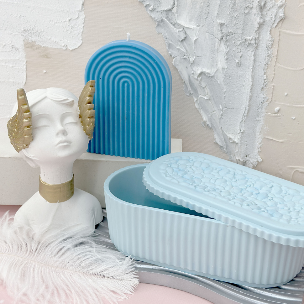 Силиконовый молд - Шкатулка №6, 15х8,5см