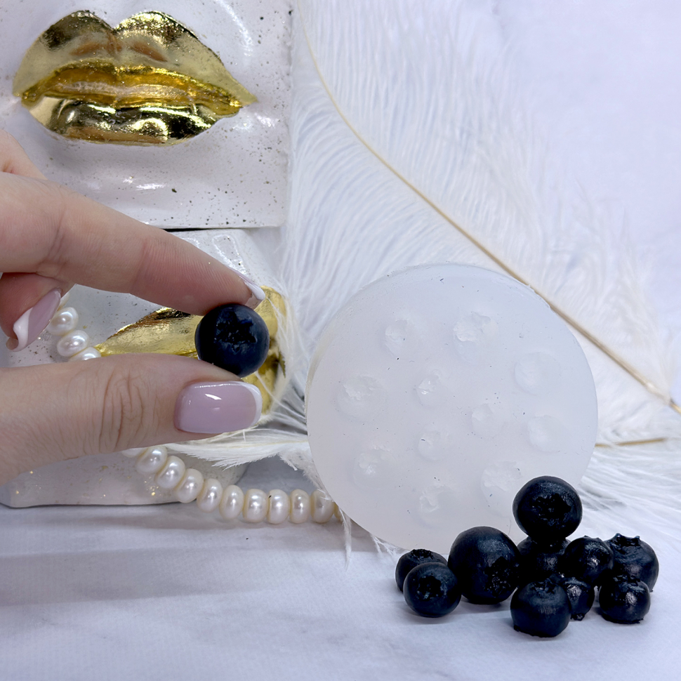 Силиконовый молд - Голубика, d7см