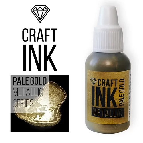 Алкогольные чернила Craft Alcohol INK Pale Gold, 20мл 