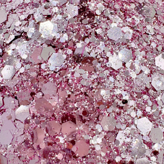 Глиттер-блестки розовые, 25мл