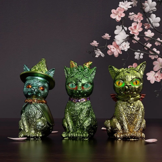 Силиконовый молд - Демоническая кошка 3D, 10х6см