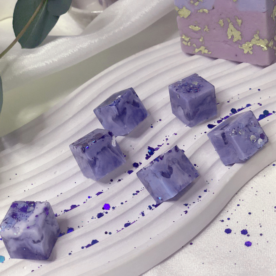 Силиконовый молд - Кубики, 0,9см