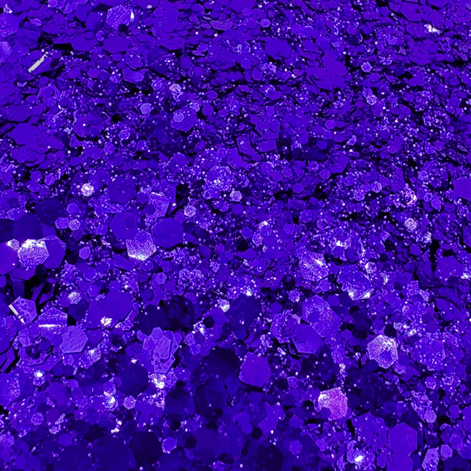 Глиттер-блестки темно-фиолетовые, 25мл