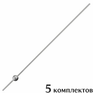 Стрелка секундная для часов, прямая 108мм, 5 штук