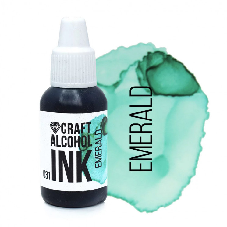 Алкогольные чернила Craft Alcohol INK Emerald, 20мл