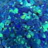 Блестки-сердечки "Модный синий", 25мл