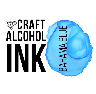 Алкогольные чернила Craft Alcohol INK Bahama Blue, 20мл