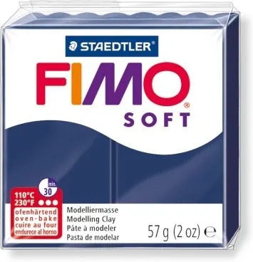 Полимерная глина FIMO Soft, "Королевский синий", 57г