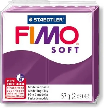 Полимерная глина FIMO Soft, "Королевский фиолетовый", 57г