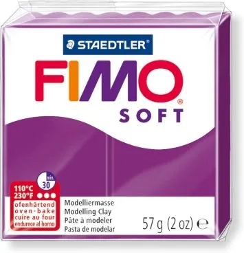 Полимерная глина FIMO Soft, "Фиолетовый", 57г