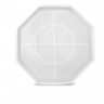 Силиконовый молд для эпоксидной смолы - Тарелка восьмиугольник, 20см