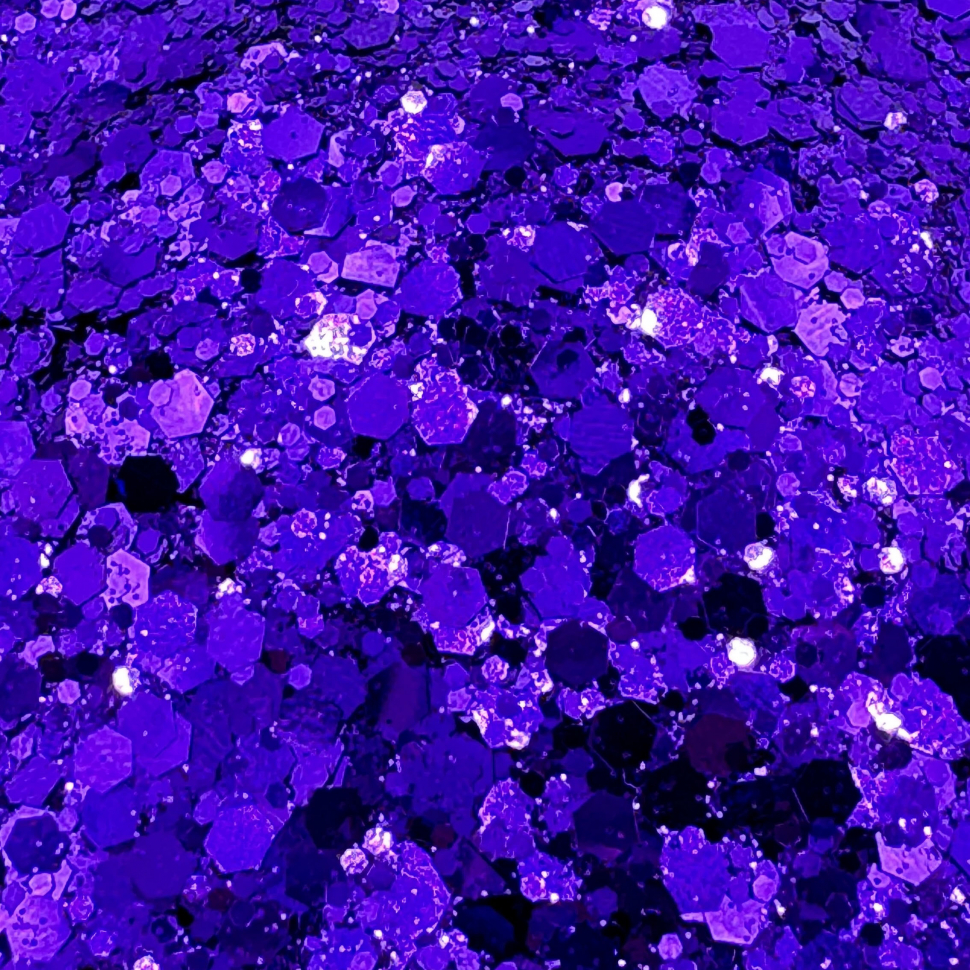 Глиттер-блестки фиолетовые, 25мл