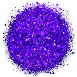 Глиттер-блестки фиолетовые, 25мл