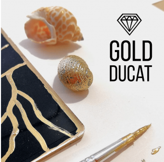 Жидкая поталь Craftsmen Pale Gold в тубе