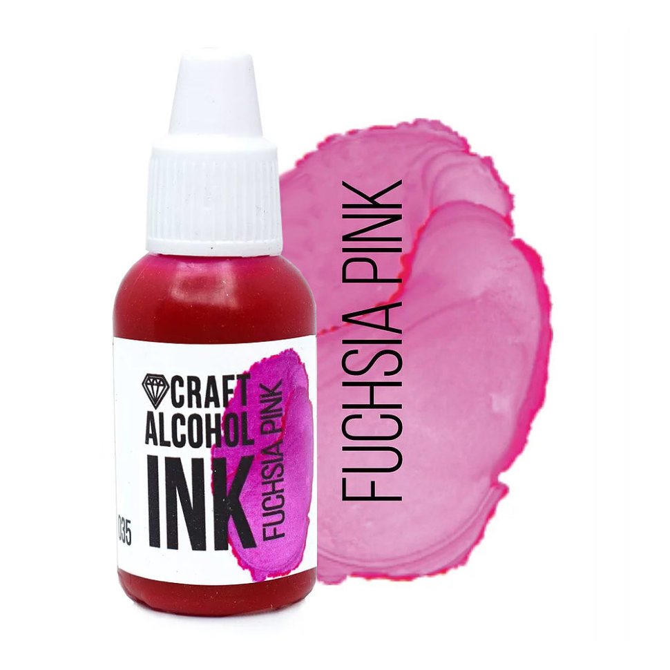 Алкогольные чернила Craft Alcohol INK Fuchsia Pink, 20мл 