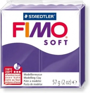 Полимерная глина FIMO Soft, "Сливовый", 57г