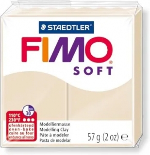 Полимерная глина FIMO Soft, "Сахара", 57г