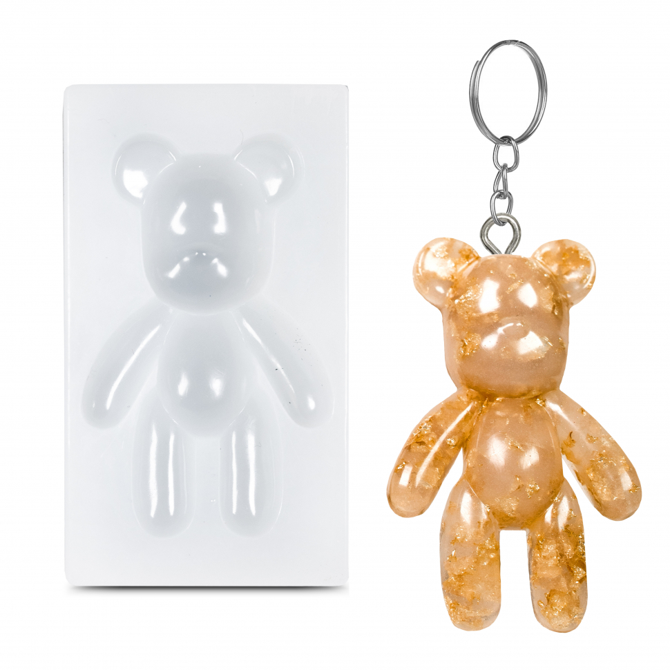 Силиконовый молд - Мишка, 7х4см