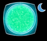 Камушки glow-in-the-dark синие, 100г
