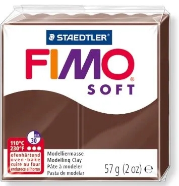 Полимерная глина FIMO Soft, "Шоколад", 57г