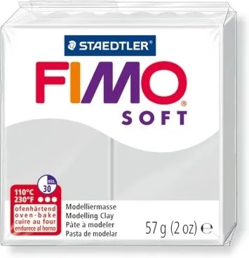 Полимерная глина FIMO Soft, "Серый дельфин", 57г