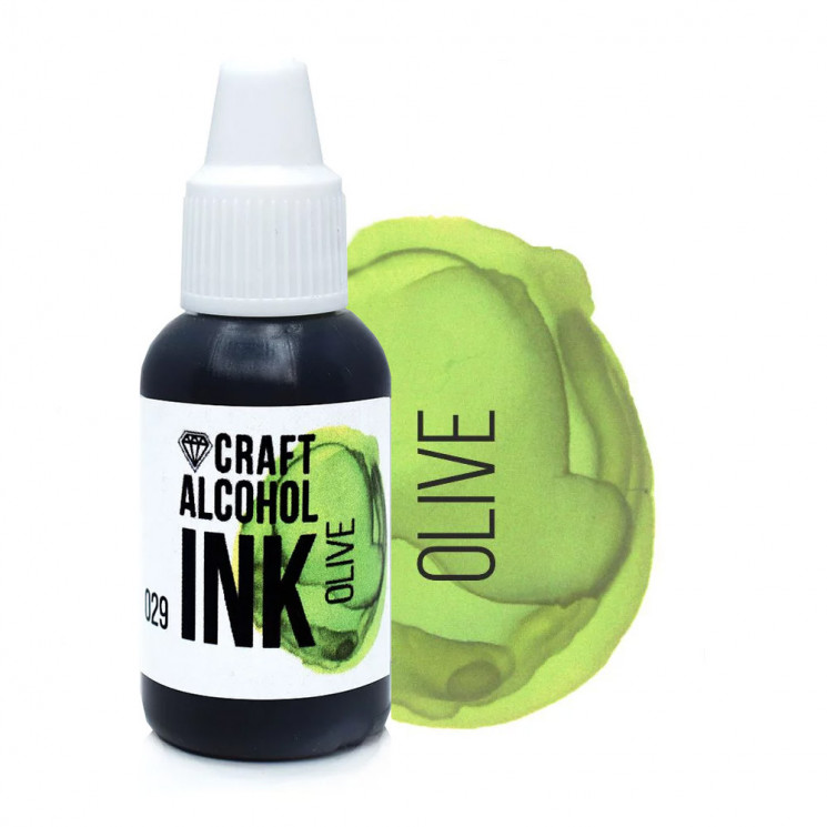 Алкогольные чернила Craft Alcohol INK Olive, 20мл