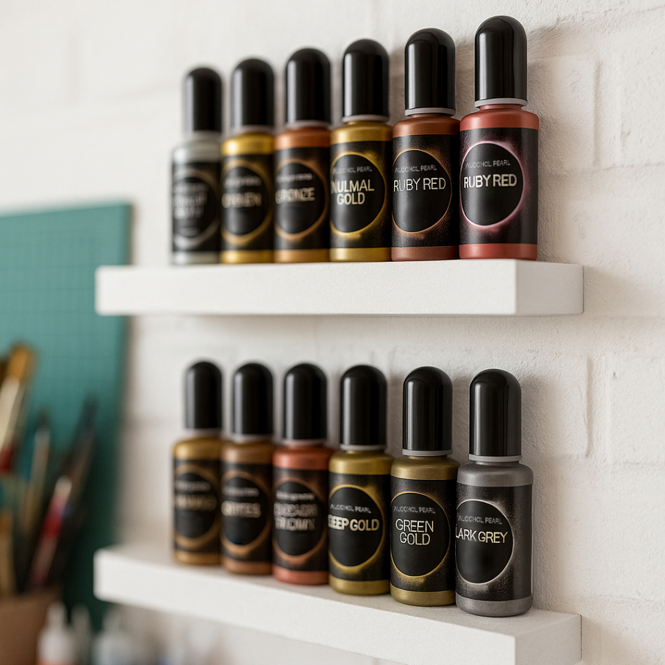 Набор алкогольных чернил EpoxyMaster 