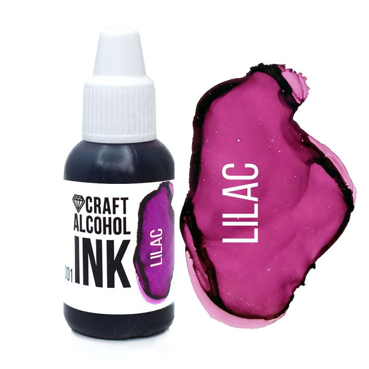 Алкогольные чернила Craft Alcohol INK Lilac, 20мл