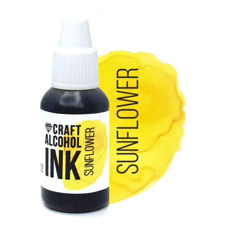 Алкогольные чернила Craft Alcohol INK Sunflower, 20мл