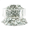 Стеклянная крошка крупная серебряная, 100г